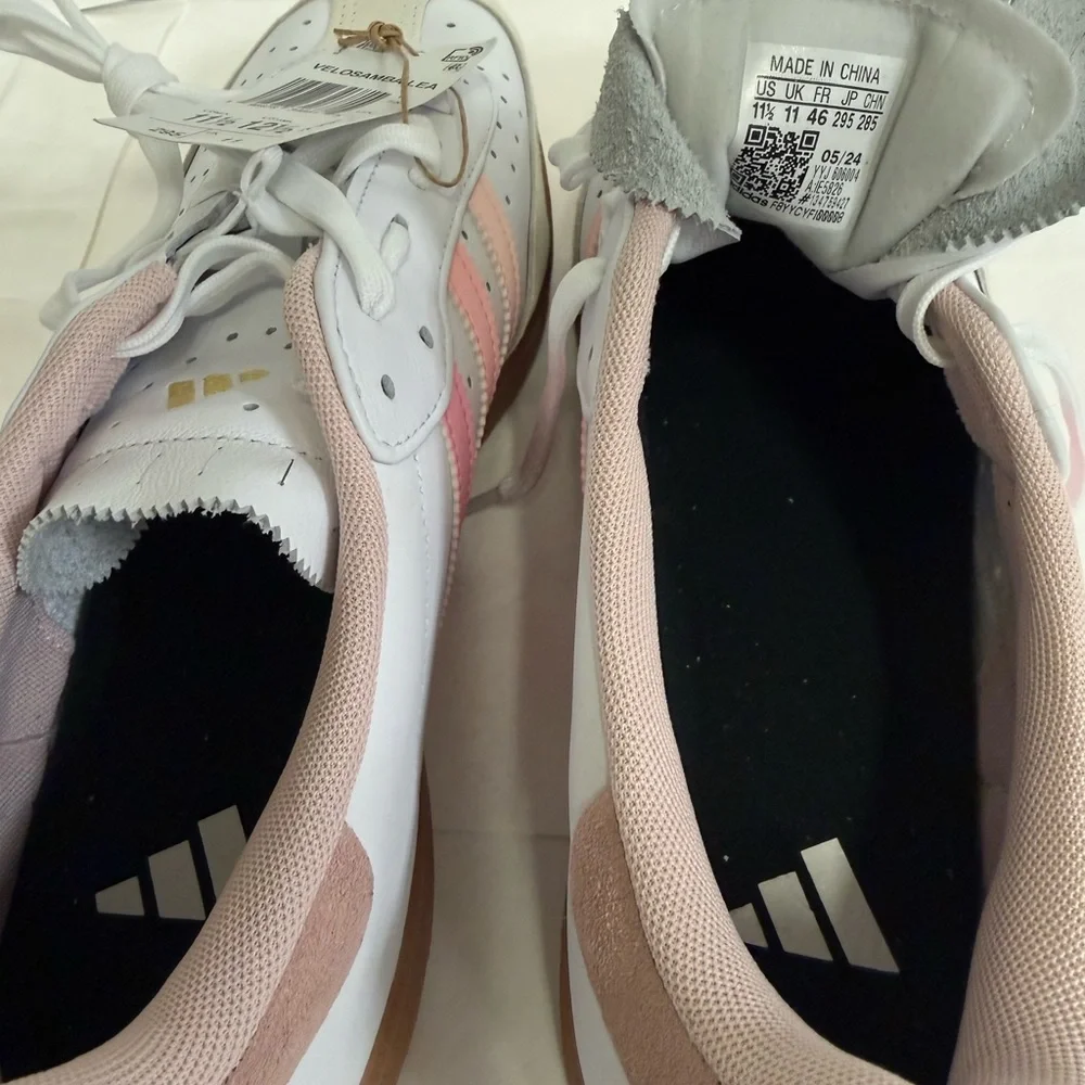 Adidas Velosamba White/Sandy Pink sneakers - Picture 2 of 7